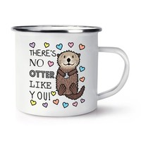 Es Gibt Nein Otter Wie Du Emaille Becher Tasse Lustig Weiß Tag Freundin Ehefrau