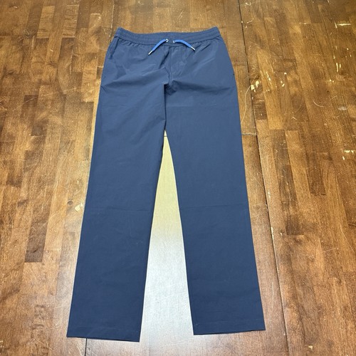 Polo Sport Ralph Lauren Performance Youth Navy Track Pants Wind Pony Sz L 14/16