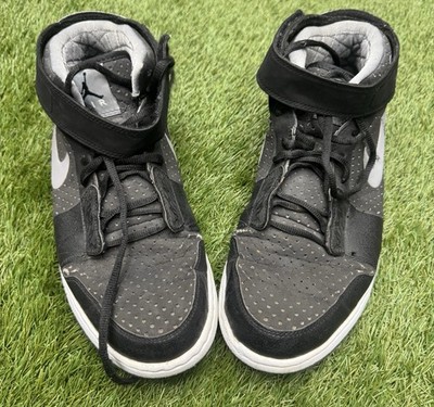 Air Jordan Alpha 1 Black Mid With Strap 407489-003 Men Size 10