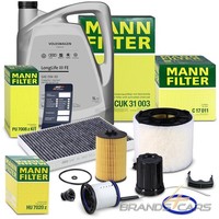 Mann Inspektionspaket FÜR Audi A4 B9 8W A5 F5 Q5 FY 35 40 2.0 TDI BJ AB 2015