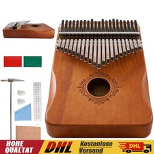 Kalimba Daumenklavier Fingerpicking Instrument mit Mahagoni-Tastatur 21 Tasten