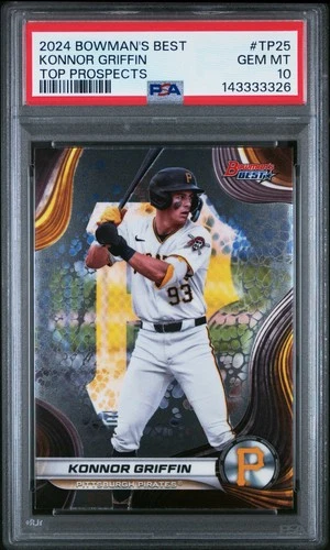 2024 Bowman'S Best Top Prospects #TP25 Konnor Griffin PSA 10