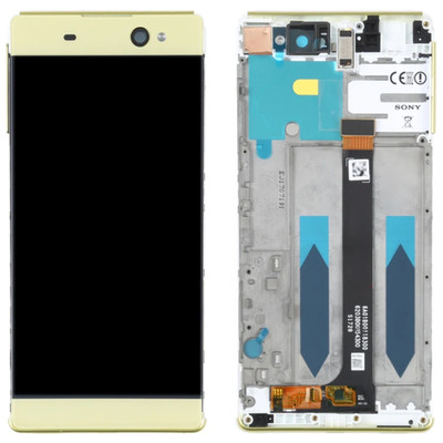 LCD Display Screen Touch Digitizer Frame ( Gold ) For Sony Xperia XA Ultra F3212