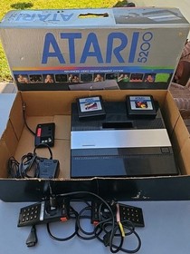 Atari 5200 Console w/ Box, Games, Cords Bundle Working *MUST READ* Controller**
