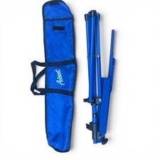 Accent- Heavy Duty Folding Music Stand Blue With Matching Carry Case