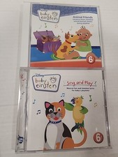 2 BABY EINSTEIN Animal Friends Sing Play CD Walt Disney music baby infant cds