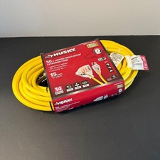 Husky 50 ft Lighted Multi-Outlet Extension Co...