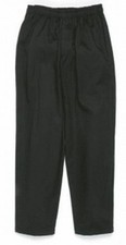 Dickies Executive Zipper Chef Pants, Black, X-Small