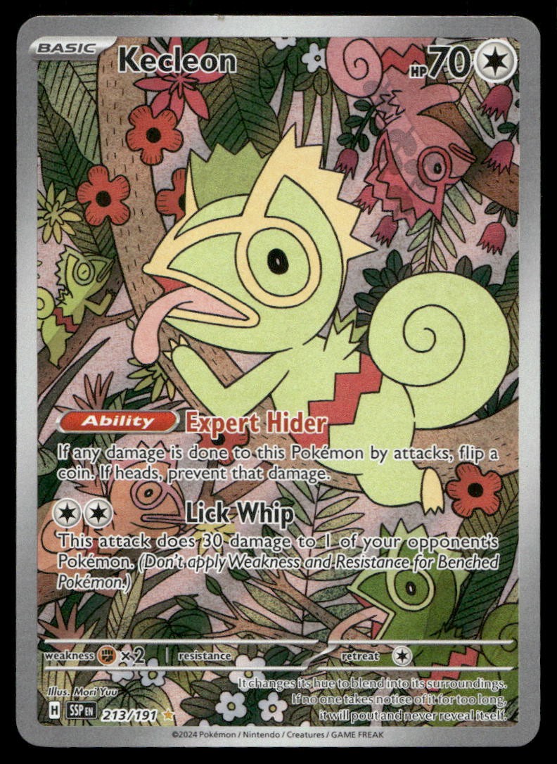 Kecleon 213/191 Illustration Rare Surging Sparks Pokemon Near Mint