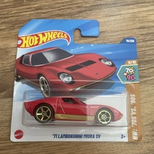 Hot Wheels - ?71 Lamborghini Miura SV - Red - Short Card - New- 2025