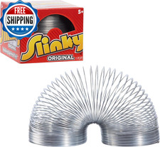 The Original Slinky Walking Spring Toy 2.75-Inch Diameter Metal Slinky...