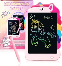 LCD Writing Tablet for Girls Kids, Colorful Toddler Toys Drawing Board, Educatio