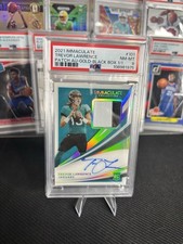 2021 Panini Immaculate Trevor Lawrence Jaguars Patch Auto Rookie Black Box 1/1 …