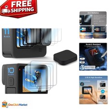 High-Quality 10PCS Screen Protectors for GoPro Hero 12/11/10/9 with Accessories