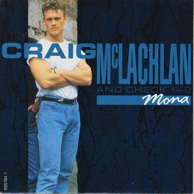 Craig McLachlan  Ch - Mona - Used Vinyl Record 7 - Y5826z