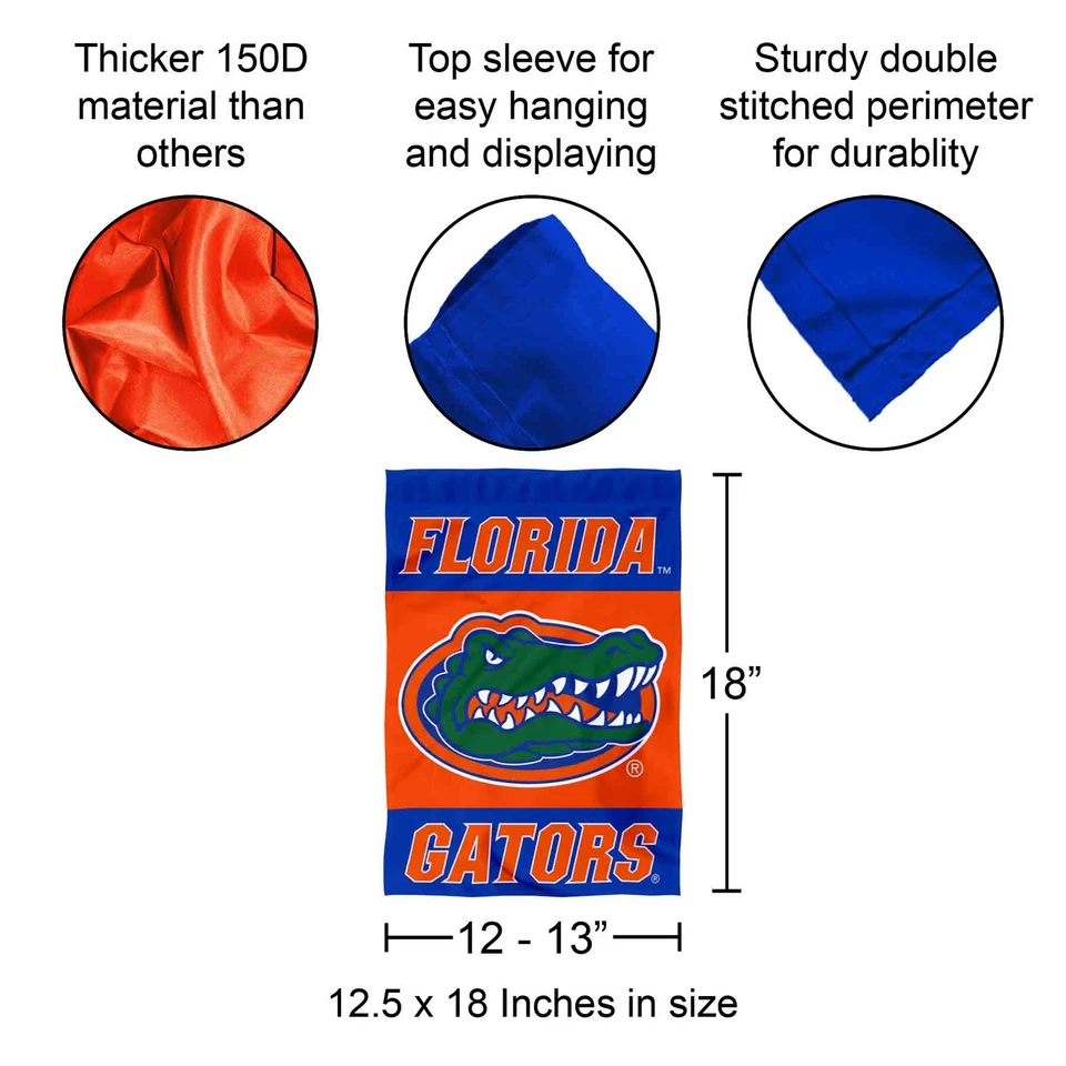 Bandera de jardín de la Universidad de Florida Foto 2 de 4