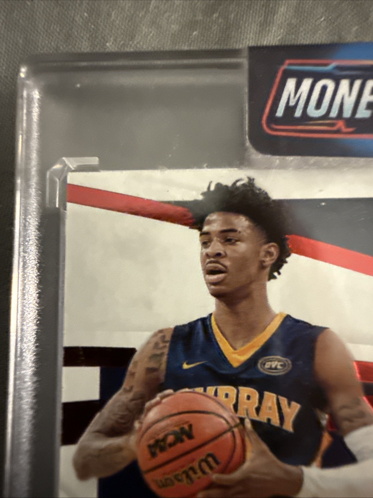 2021 Immaculate Patch Auto Ja Morant /25 Player Worn Used Material view 6