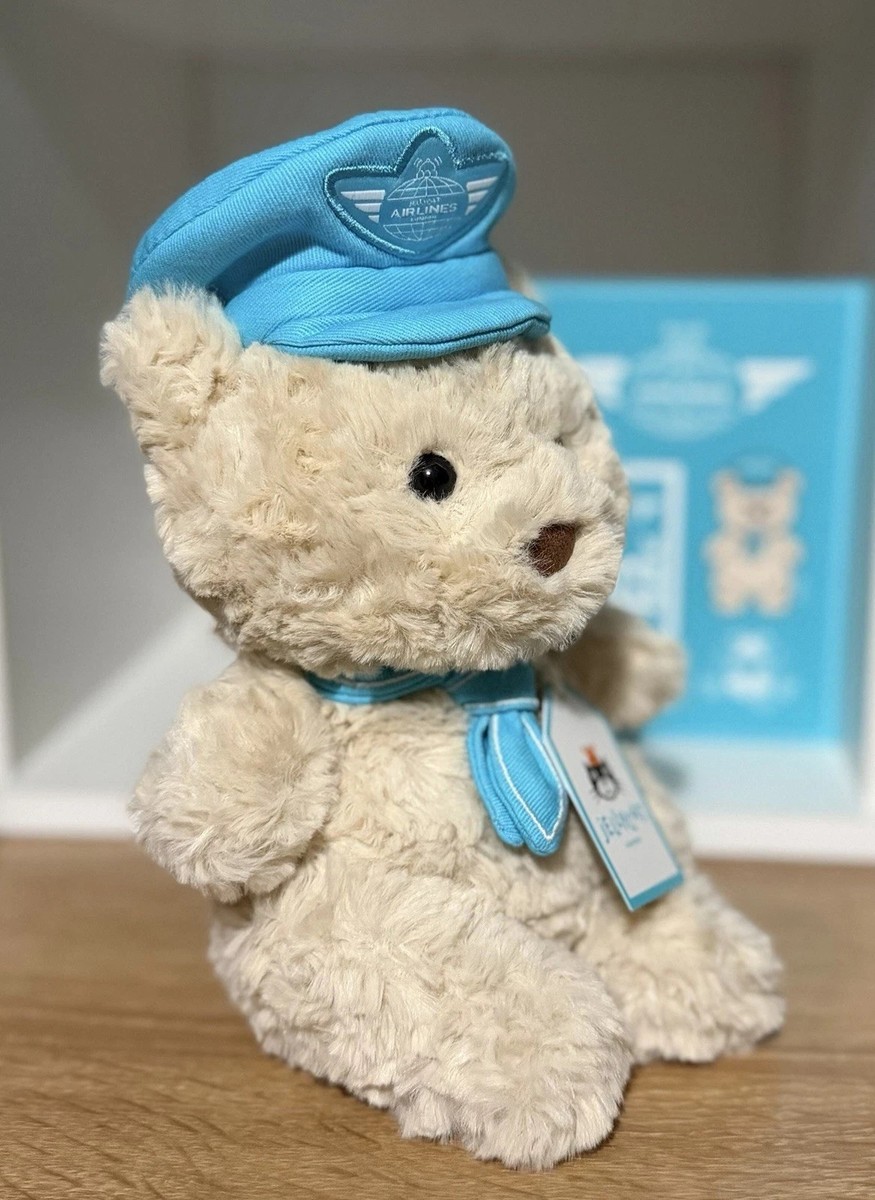 Jellycat Bartholomew Bear Junior Pilot Harrods Exclusive Brand New