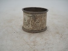 VINTAGE STERLING NAPKIN RING #10