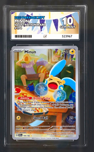 Minun graded ACE 10 for sale on eBay