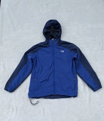 NORTH FACE Boy's Blue Outer Rain Weather Athletic Jacket L (14/16)