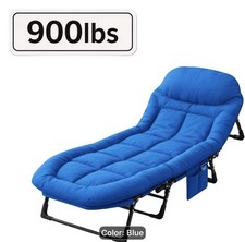 71 inch 900LBS Folding Camping Bed including Mattress- Great Camping Cot Feature