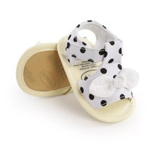 Size 1 (0-6m) 2 (6-12m) 3 (12-18m) baby girls Polka Dot sandals, Summer Shoes