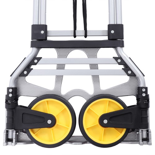 120kg/264lbs Industrieller Kompakter Faltender Handtruck Cart Gepäckwagen Dolly - Bild 20 von 24