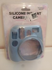 Instax Mini 8/9 Silicone Instant Camera Case Light Blue NIP