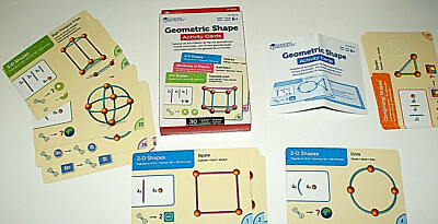 Learning Resources Aktivitätskarten geometrische Form LSP1780-UK Restposten 29 Pakete