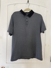 Hart Schaffner Marx Men  s Polo Shirt Size L Navy