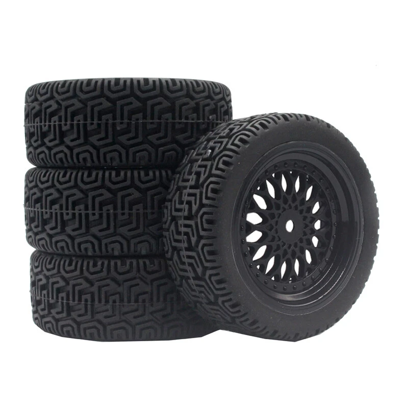 1/10 Onroad Rc Car Wheels Tires for Hpi Sprint2 e10 rs4 TT01 Banzai Kyosho Fw06 - Image 2 of 4