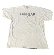 VINTAGE 1997 LIAR LIAR MOVIE PROMO SHIRT XL JIM CARREY THE MASK DUMB DUMBER