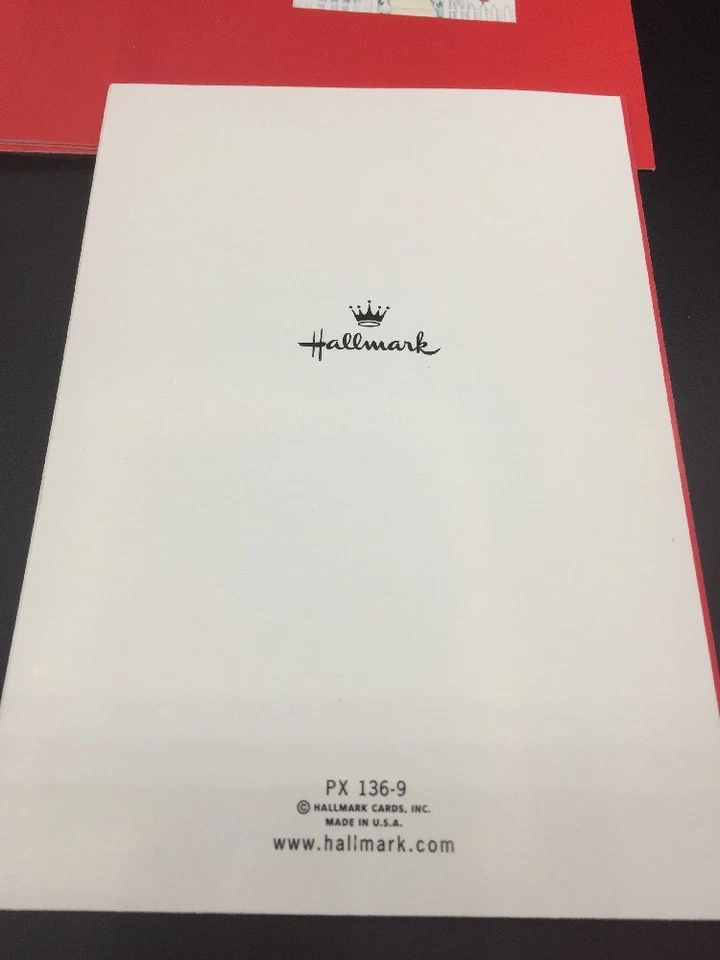 18 New Christmas Hallmark Red Greeting Cards "May Your Home Filled Love" - Image 4 of 4