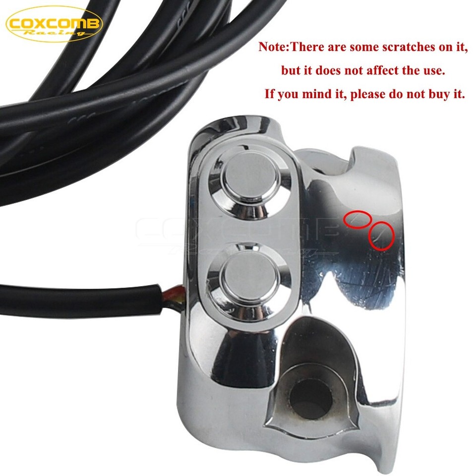 1'' Handlebar Switch Air Ride Suspension Control Kit Chrome For Harley ...