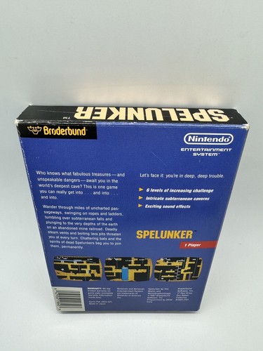 Spelunker (Nintendo NES) Complete CIB! RARE! - Picture 5 of 10