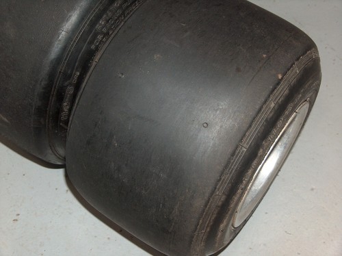 Van-K DWT Go Kart Rear Split Wheels American Pattern Pair Racing 5x7.5”/8” /Tire - Picture 23 of 24