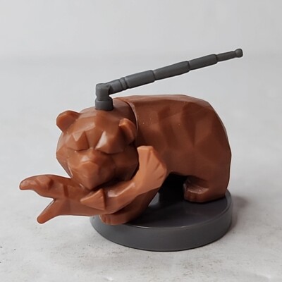 Splatoon 3 1.5'' Mr Grizz Bear Mini Figure Choco Gashapon Nintendo