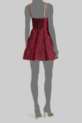 alice and olivia pink floral dress Alice + Olivia Floral Jacquard Henrietta Maxi Dress