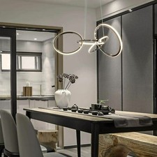 Lampy wiszące ZMH Nowoczesny stół do jadalni LED 38W Lampa wisząca Obrotowy żyrandol 