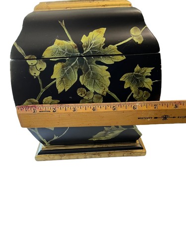 Raymond Waites Box With Lid Toyo Trading Co Home Decor Leaves Wood Decorative - Picture 5 of 15