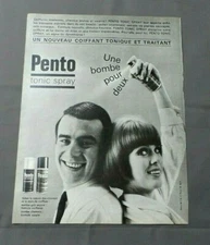 ANTIQUE ADVERT CLIPPING ADVERTISING ADVERTISING 180519 / TONIC SPRAY PENTO FOR TWO