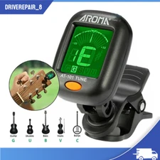 LCD Clip On Chromatic Acoustic Electric Guitar Bass Ukulele Banjo Violin Tuner