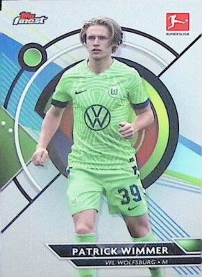 2022-23 Topps Finest Bundesliga VFL Wolfsburg Patrick Wimmer