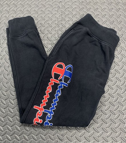 Vintage Champion Pants Black Jogger 