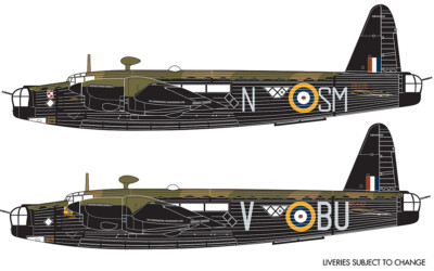 Vickers Wellington Mk.ii 1:72 Kunststoff Modell Kit Airfix
