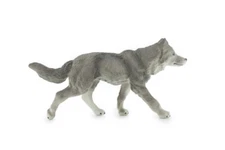 Timber Wolf Rubber Animal, Realistic, Figure, Toy, Gift, 4 1/ 2 " CH681 BB172