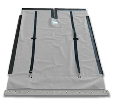 Hobie 18 BIAS CUT trampoline for boats without wings Tex90 Grey Mesh + Lace Line