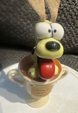 Figura Trofeo Enesco Garfield Cat Pal Odor Dog I Love Your Bones 1983