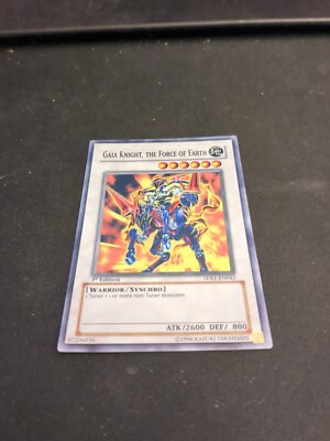 Gaia Knight, the Force of Earth (Super Rare) 5DS1-EN042 5d's 2008 Starter...